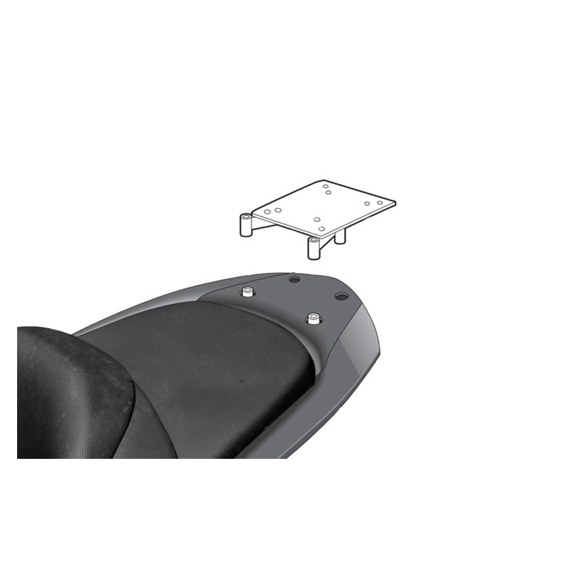 Kit de prindere cutie Top Master SHAD pentru YAMAHA YP 400 Majesty 2004-2006, YAMAHA YP 400 Majesty 2010-2012