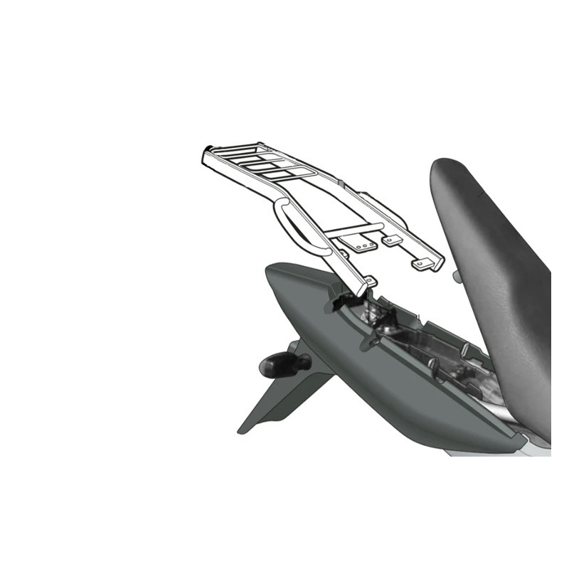 Kit de prindere cutie Top Master SHAD pentru HONDA CBF 250 2004-2008