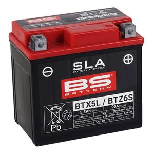 Baterie activata din fabrica BS-BATTERY BTX5L (FA) (YTX5L (FA)) SLA