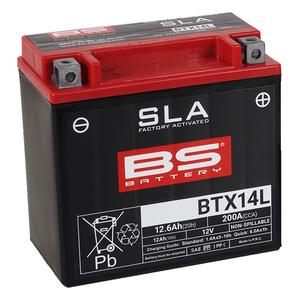 Baterie activata din fabrica BS-BATTERY BTX14L (FA) (YTX14L (FA)) SLA