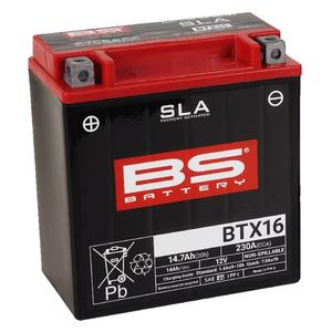Baterie activata din fabrica BS-BATTERY BTX16 (FA) (YTX16 (FA)) SLA