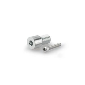 Mirror adaptor PUIG MP 9583P argintiu bar end