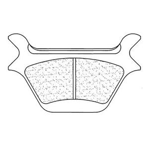 Placute de frana CL BRAKES 2370 RX3