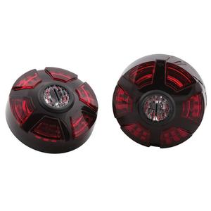 Lampă spate Highsider Smart ATV cu LED 3 în 1, roșu-negru