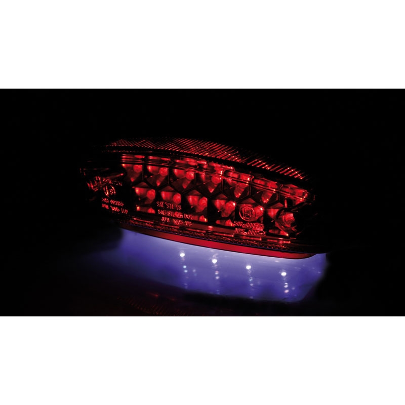 Stop spate pentru motocicletă Highsider Smart Monster LED, roșu