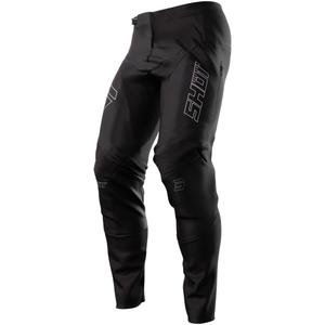 Pantaloni motocross Shot Contact Zip negri