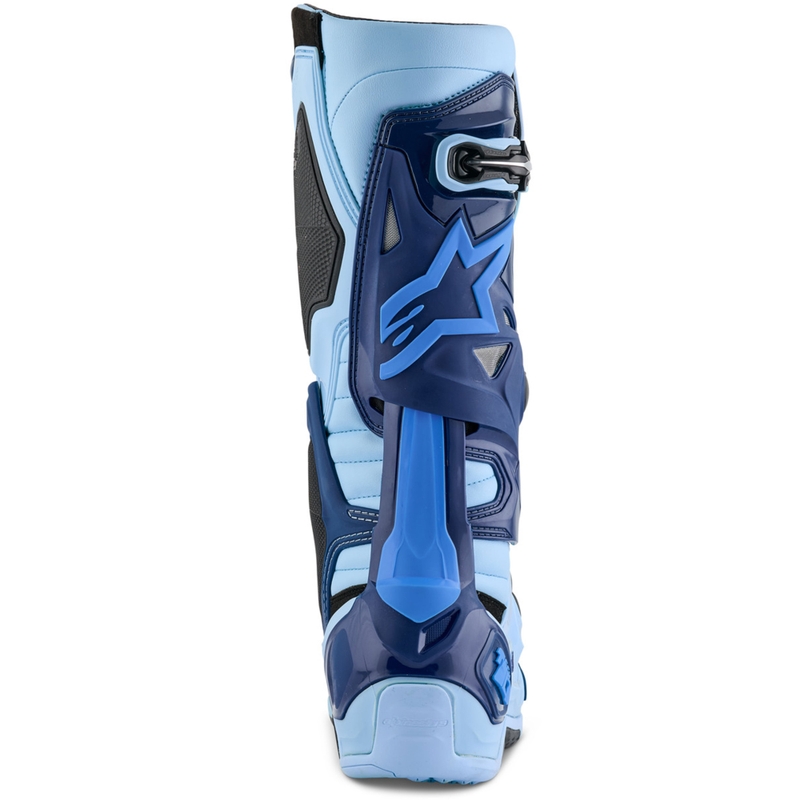 Ghete Motocicletă Alpinestars Tech 10 Ediție Limitată Steelers Albastru-Albastru Deschis