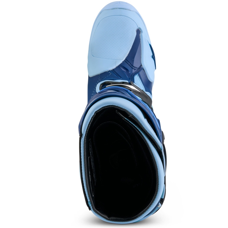 Ghete Motocicletă Alpinestars Tech 10 Ediție Limitată Steelers Albastru-Albastru Deschis