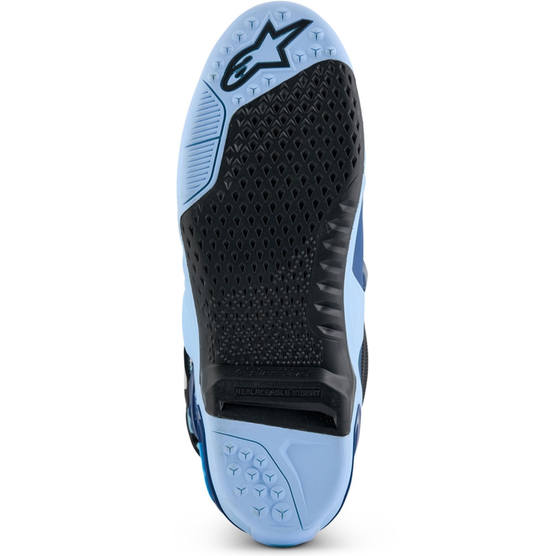 Ghete Motocicletă Alpinestars Tech 10 Ediție Limitată Steelers Albastru-Albastru Deschis
