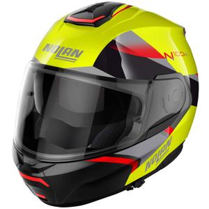 Cască de motocicletă pliabilă Nolan N100-6 Paloma N-COM 27 galben fluo