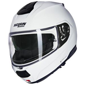 Cască de motocicletă pliabilă Nolan N100-6 Classico N-COM 305 albă