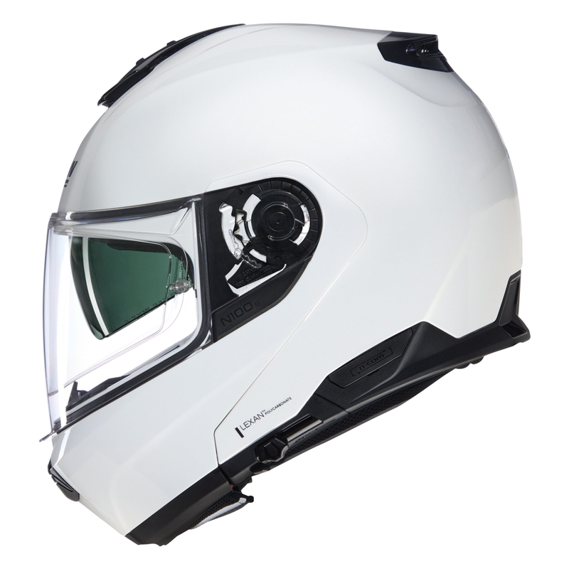 Cască de motocicletă pliabilă Nolan N100-6 Classico N-COM 305 albă