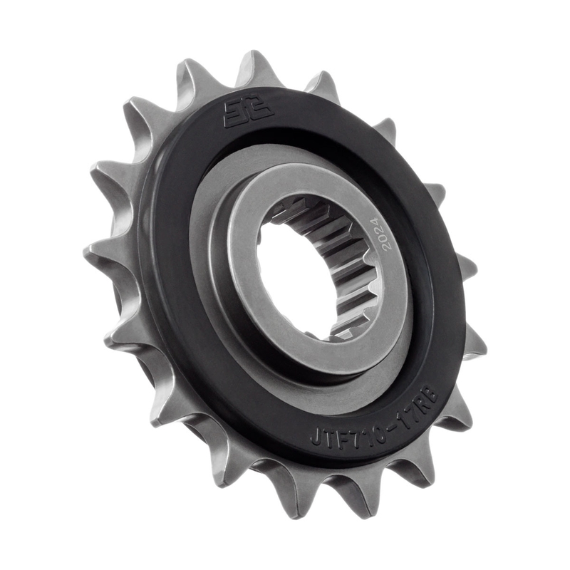 Pinion fata JT 17T, 520 rubber cushioned