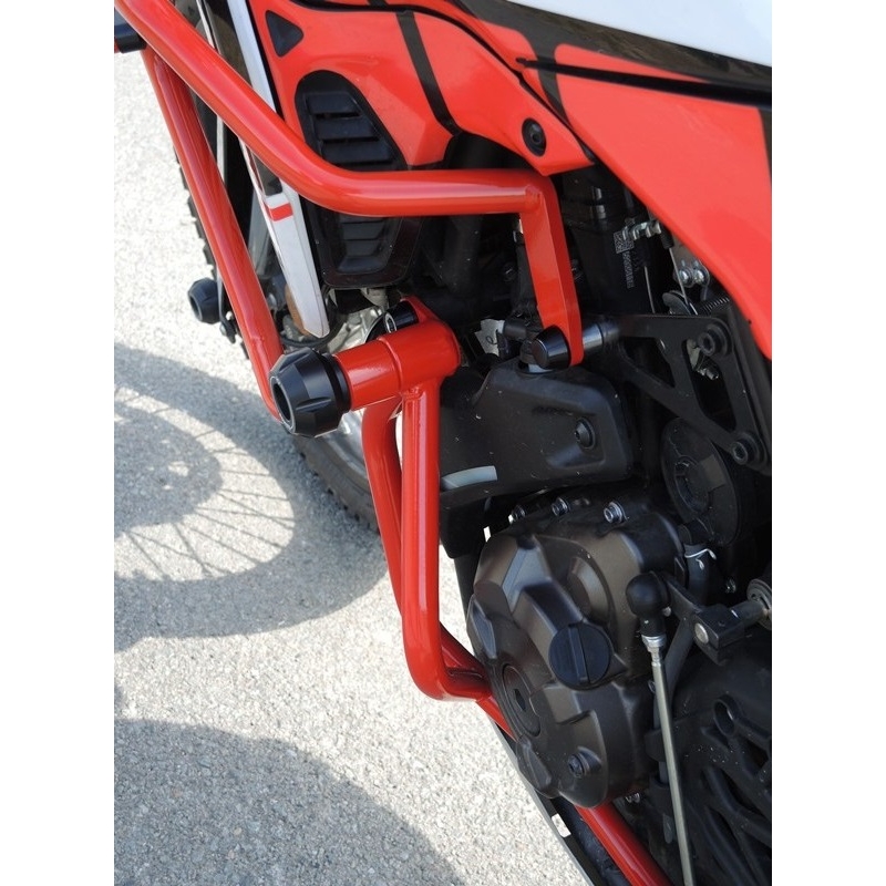 Engine guards RDMOTO Rosu (with protectors)