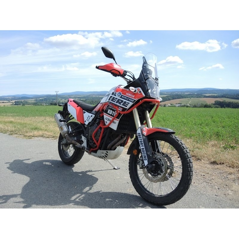 Engine guards RDMOTO Rosu (with protectors)