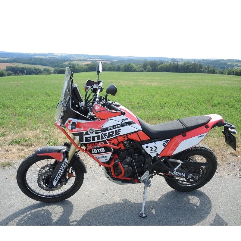 Engine guards RDMOTO Rosu (with protectors)
