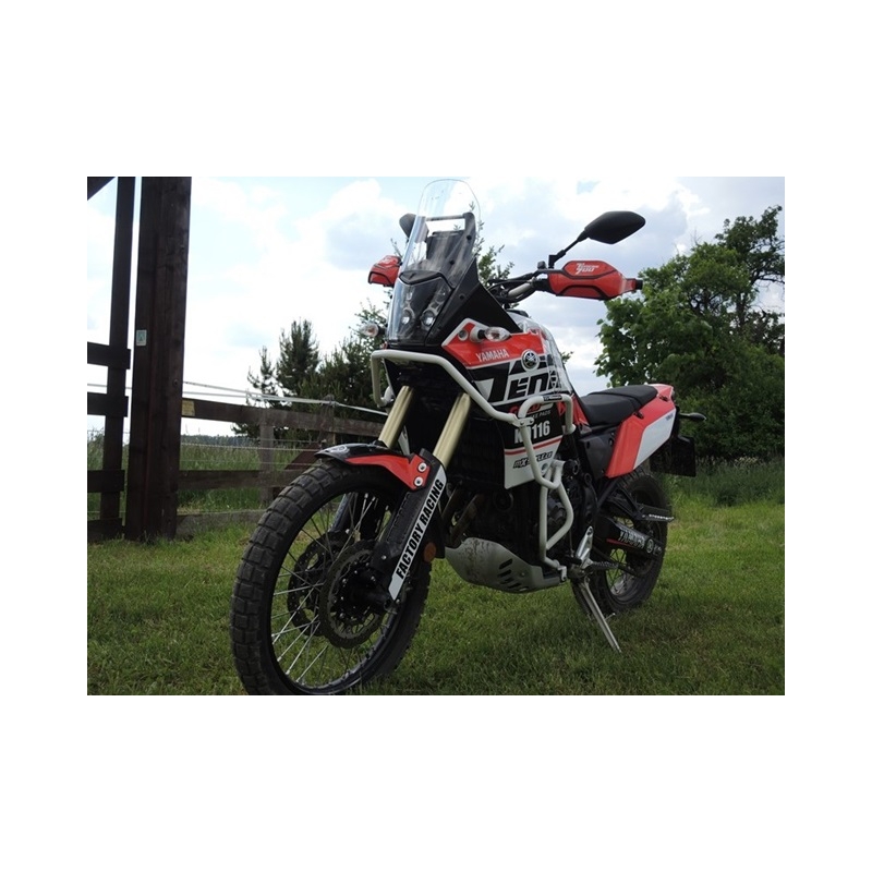 Engine guards RDMOTO Alb (with protectors)