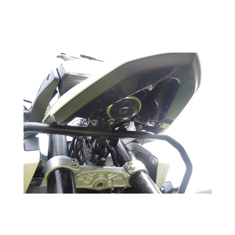Engine guards RDMOTO Negru lower + upper frames (with protectors)