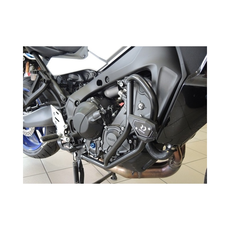 Engine guards RDMOTO Negru (with protectors)