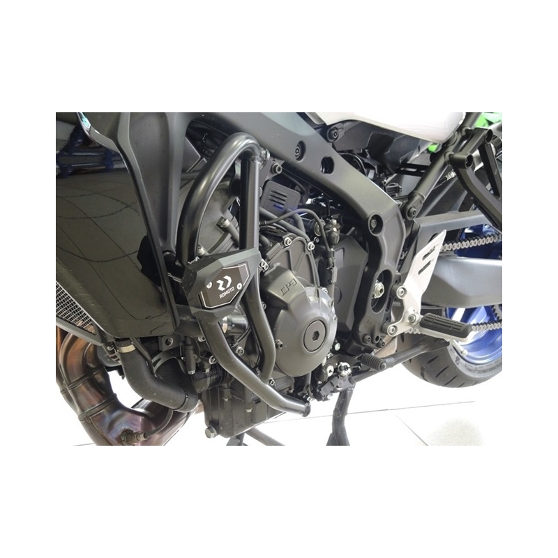 Engine guards RDMOTO Negru (with protectors)