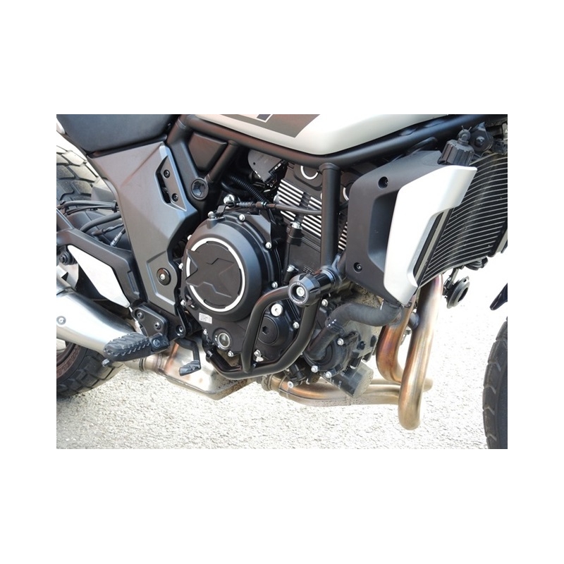Engine guards RDMOTO Negru (with protectors)