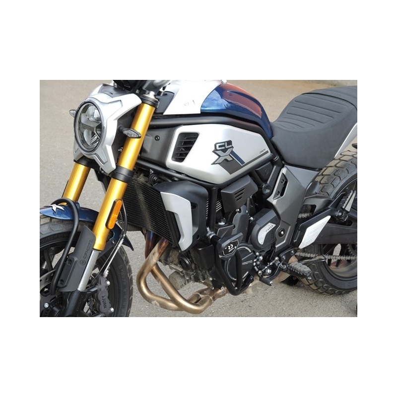 Engine guards RDMOTO Negru (with protectors)