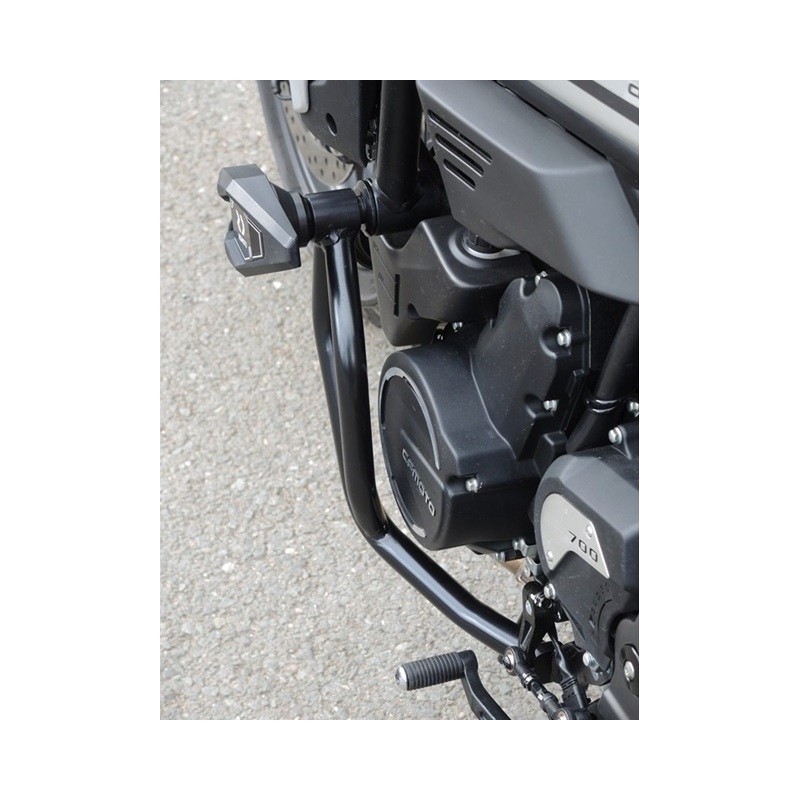 Engine guards RDMOTO Negru (with protectors)