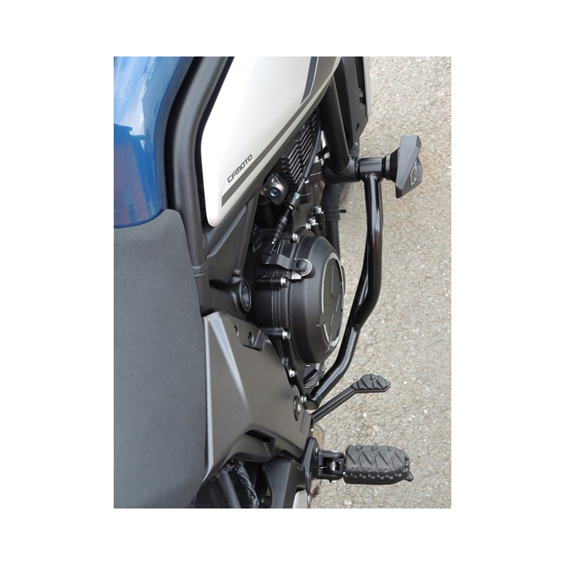 Engine guards RDMOTO Negru (with protectors)