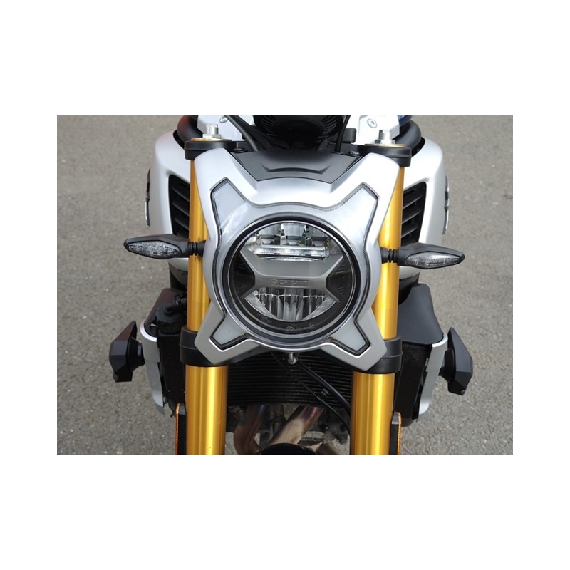 Engine guards RDMOTO Negru (with protectors)