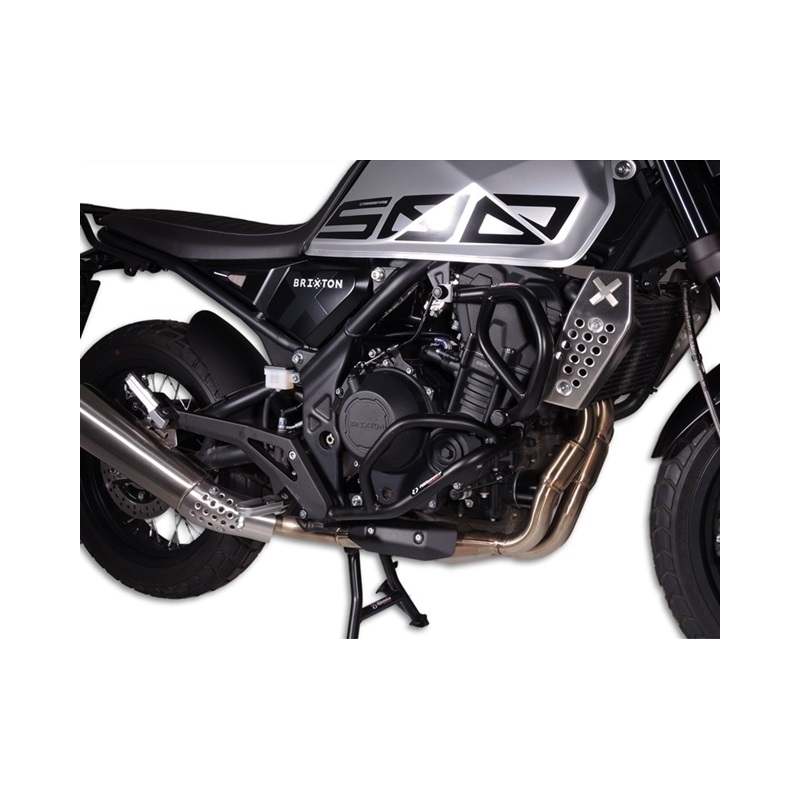 Engine guards RDMOTO Negru (lower + upper frames)