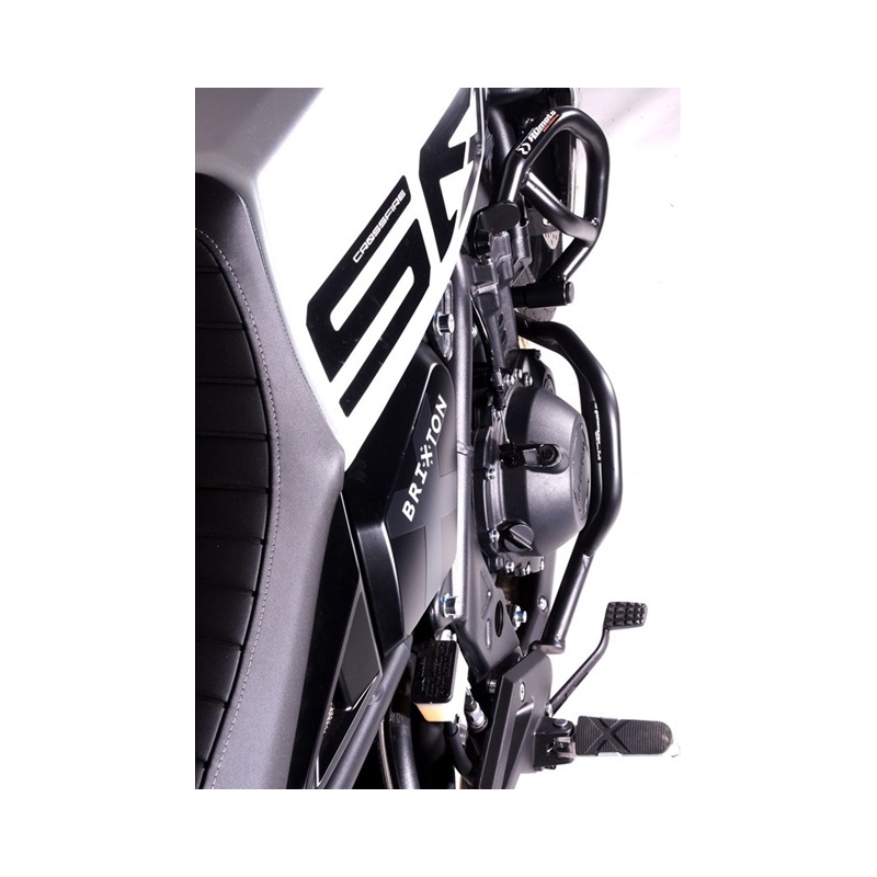 Engine guards RDMOTO Negru (lower + upper frames)