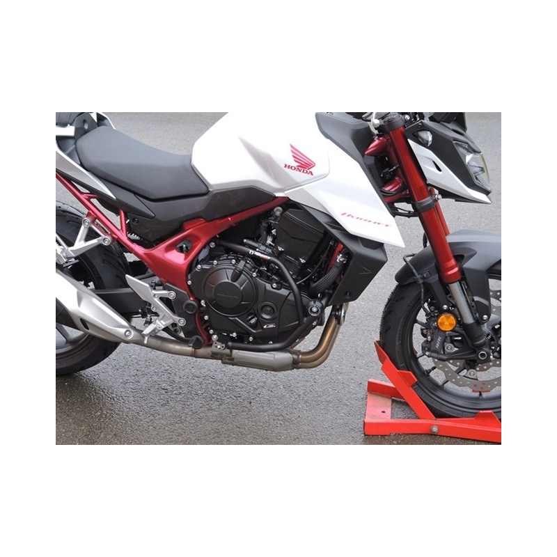 Engine guards RDMOTO Negru (with protectors)