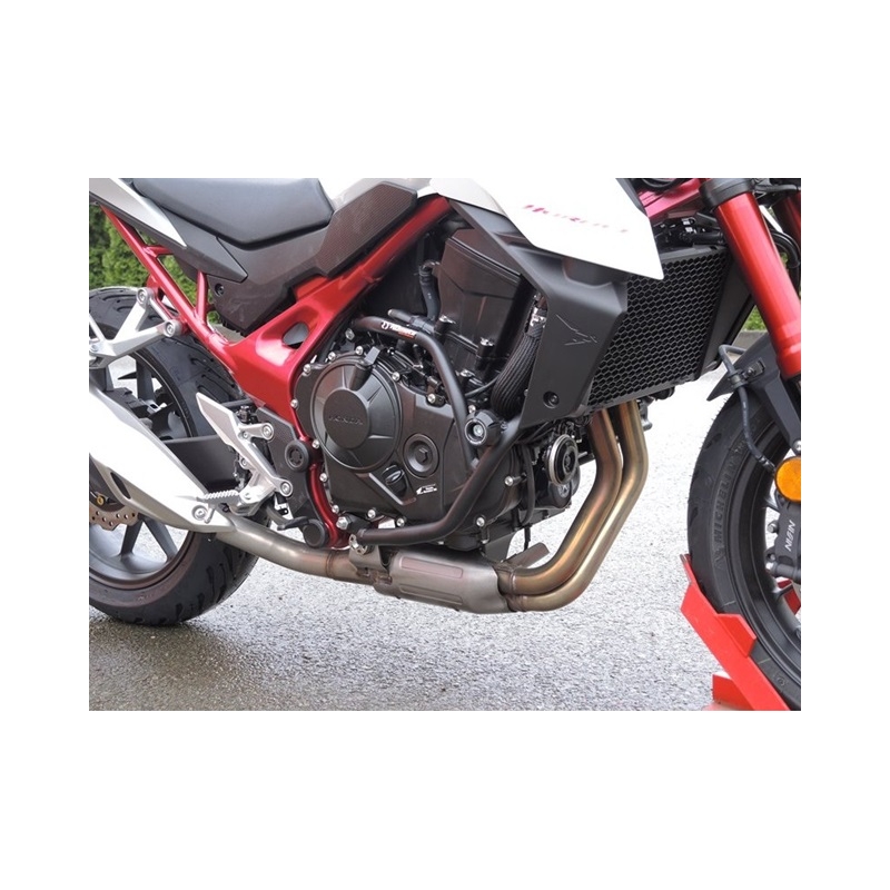 Engine guards RDMOTO Negru (with protectors)