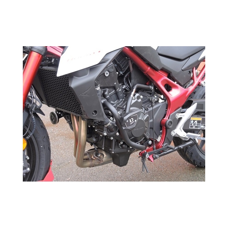 Engine guards RDMOTO Negru (with protectors)