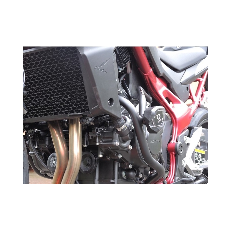 Engine guards RDMOTO Negru (with protectors)