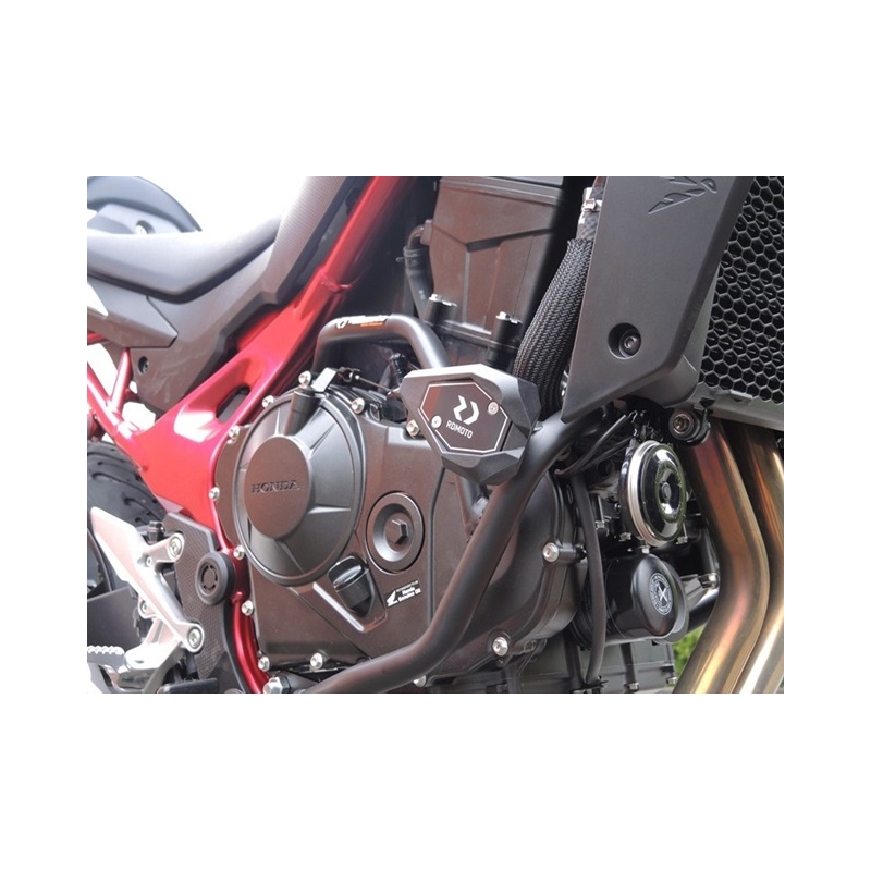 Engine guards RDMOTO Negru (with protectors)