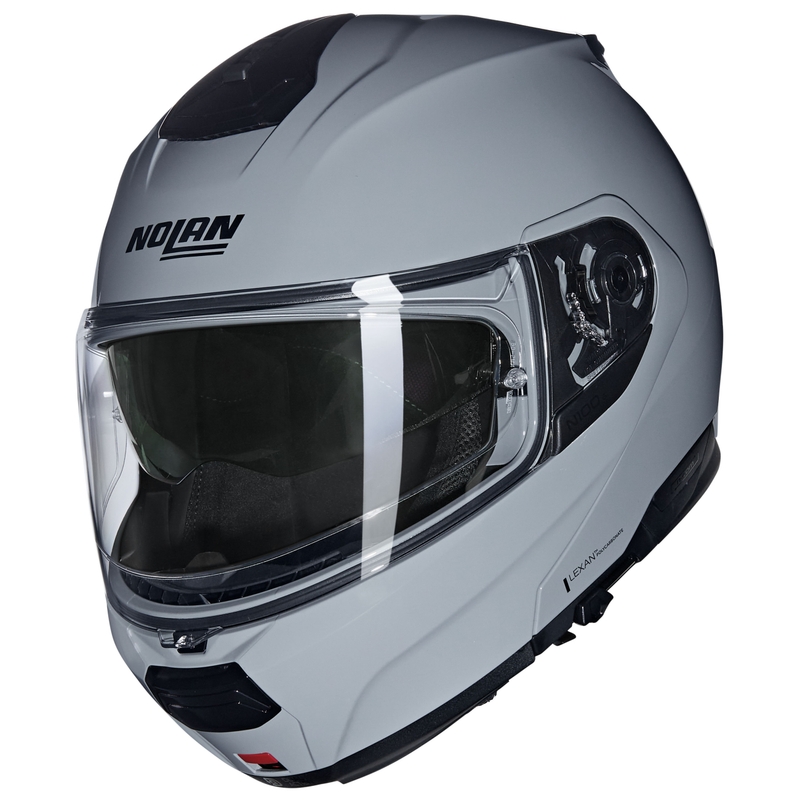 Cască de motocicletă pliabilă Nolan N120-1 Classico N-COM 303 gri