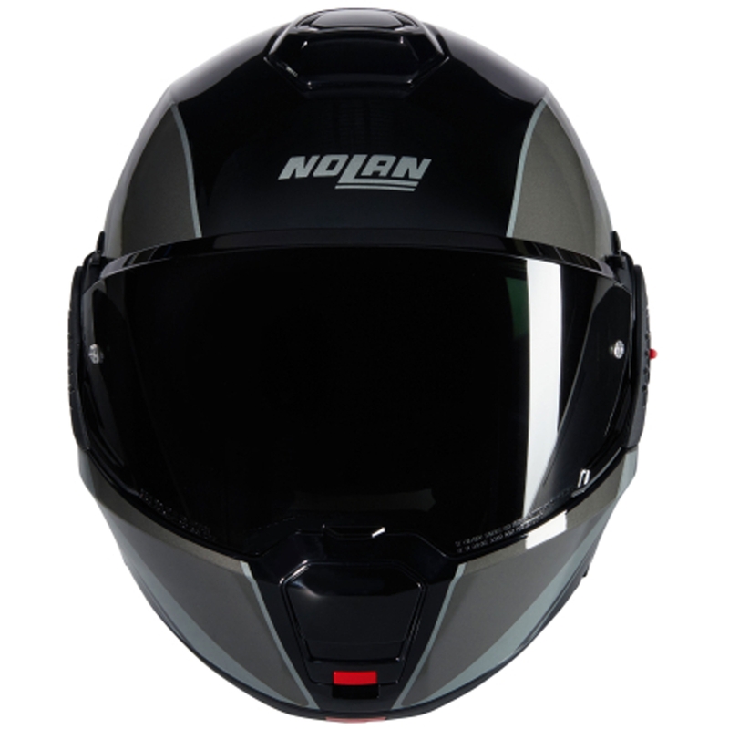 Cască de motocicletă pliabilă Nolan N120-1 Verniciatura Speciale N-COM 341 negru-gri