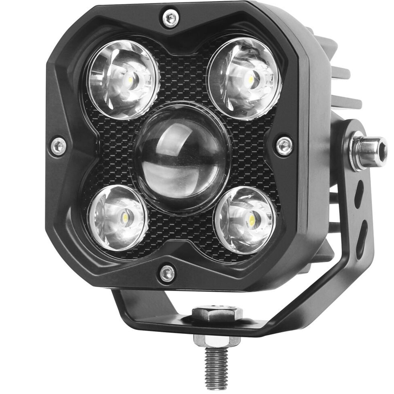 Lumină LED SHARK cu LED laser 3,2" 40 W negru