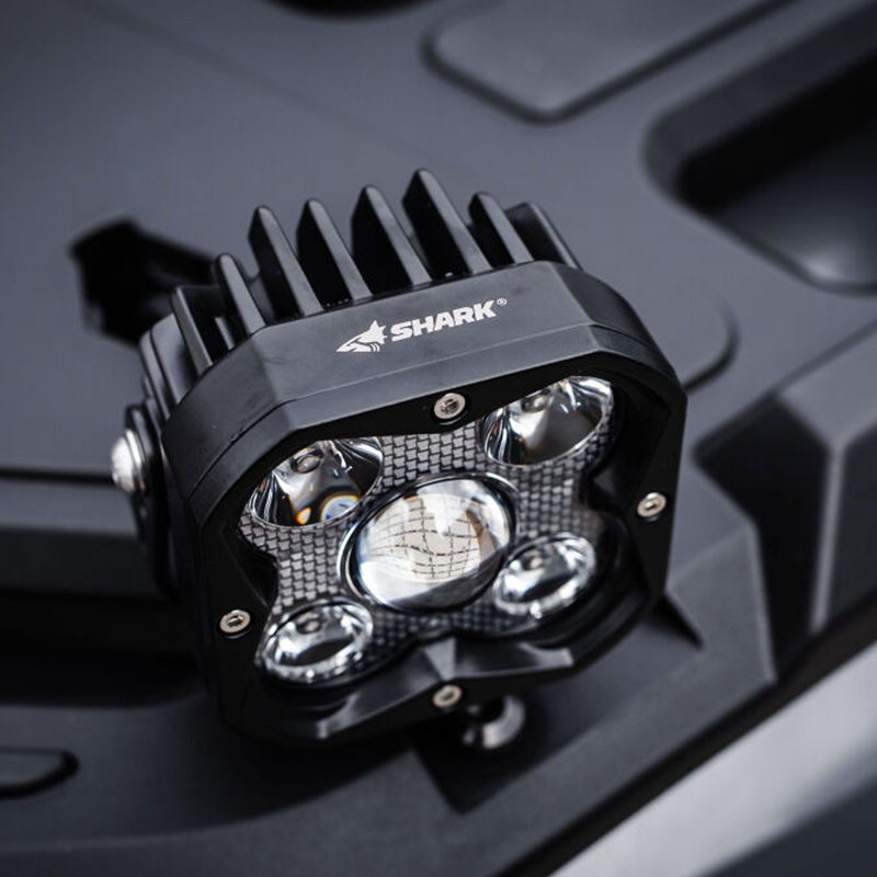 Lumină LED SHARK cu LED laser 3,2" 40 W negru