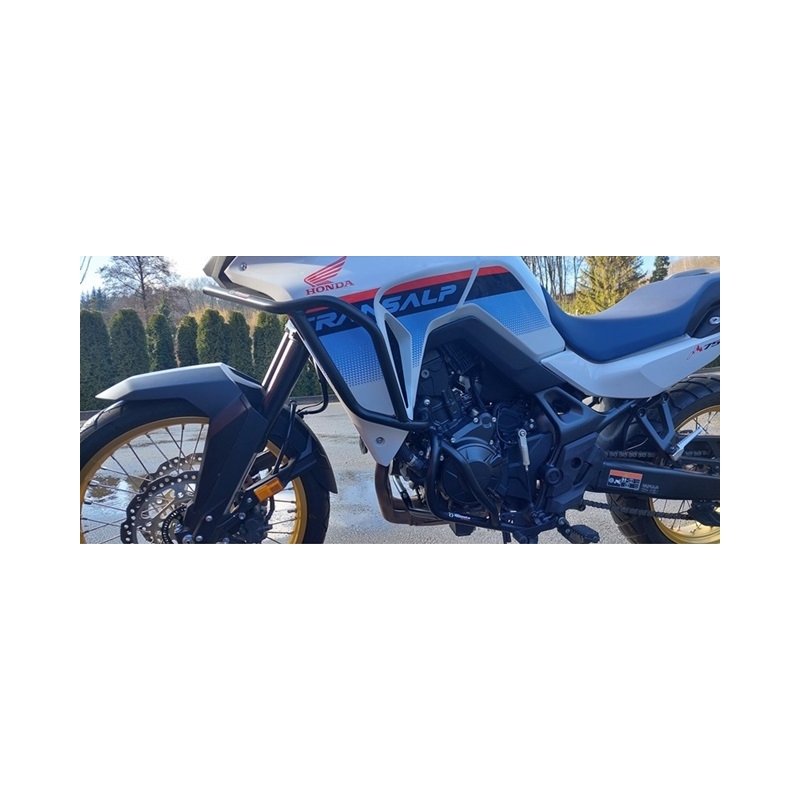 Engine guards RDMOTO Negru (lower + upper frames)