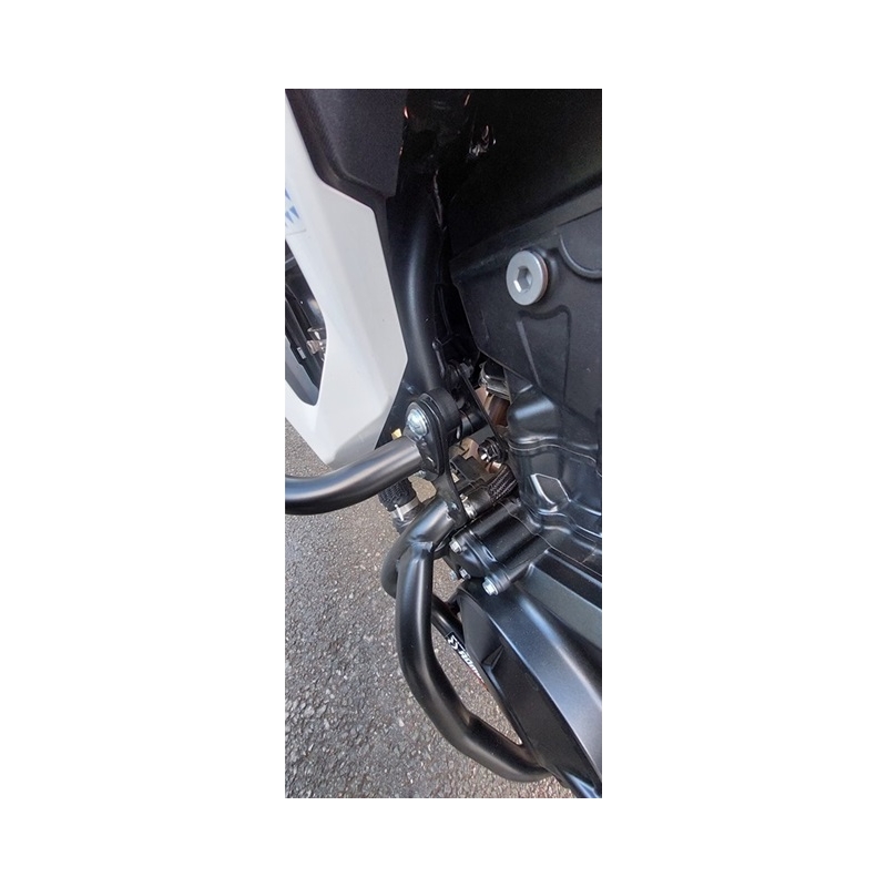Engine guards RDMOTO Negru (lower + upper frames)