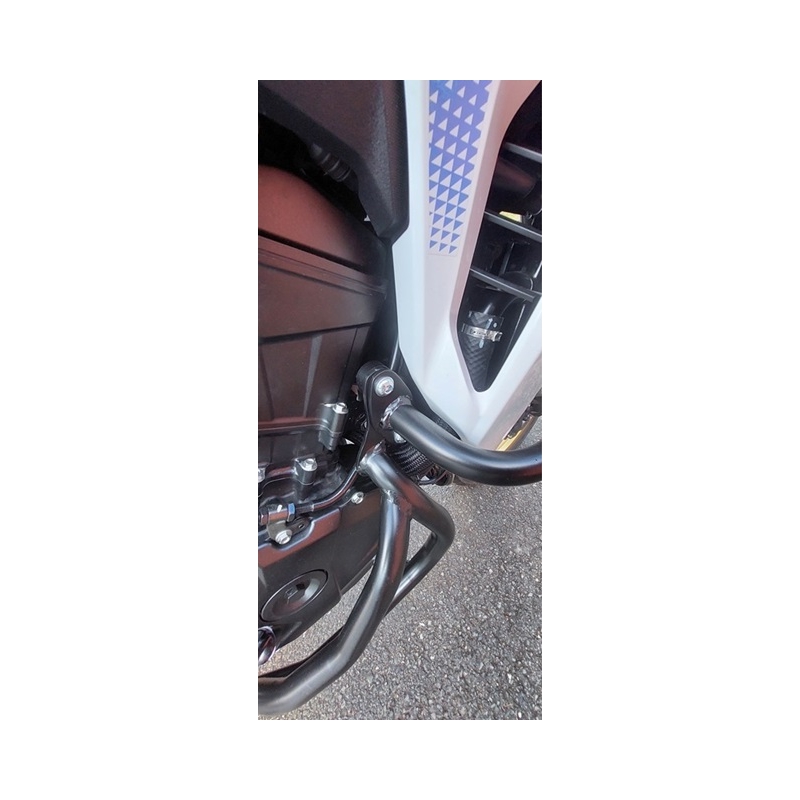 Engine guards RDMOTO Negru (lower + upper frames)