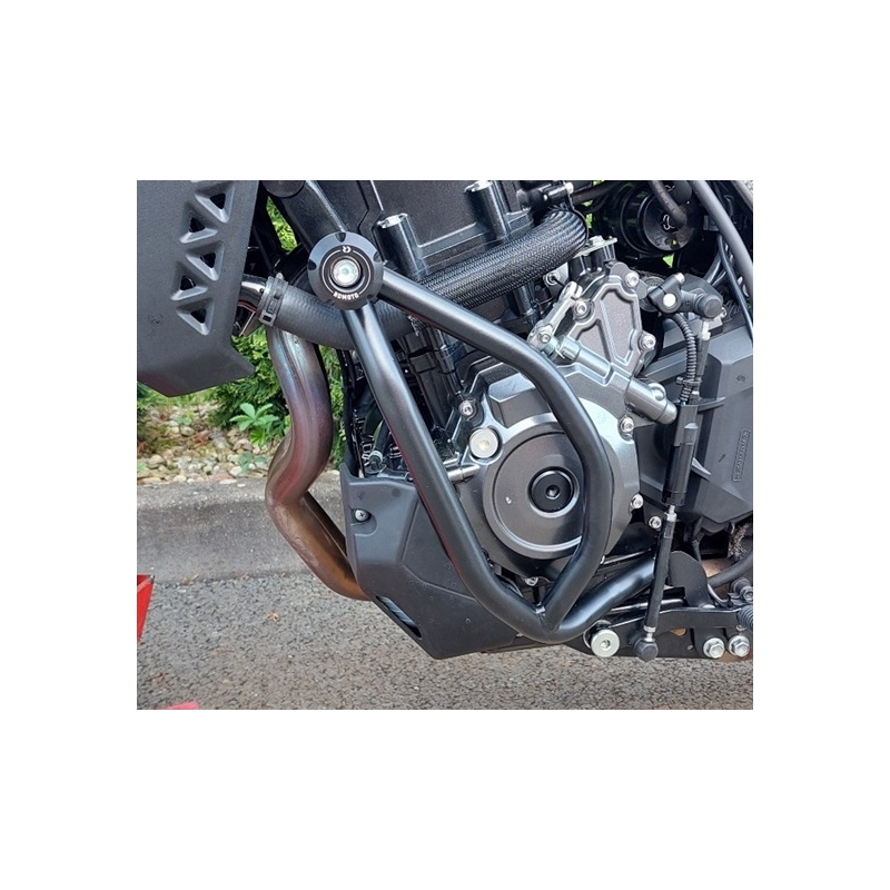 Engine guards RDMOTO Negru (with protectors)