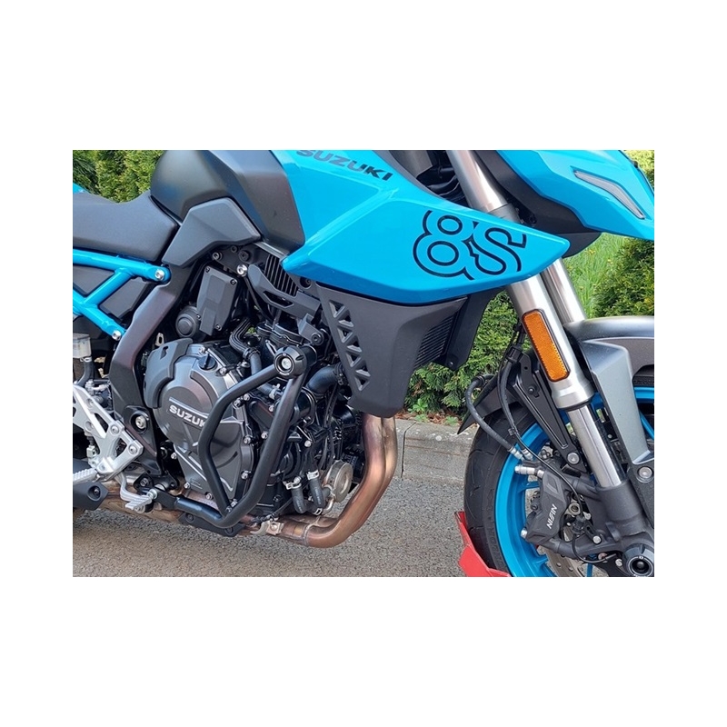 Engine guards RDMOTO Negru (with protectors)
