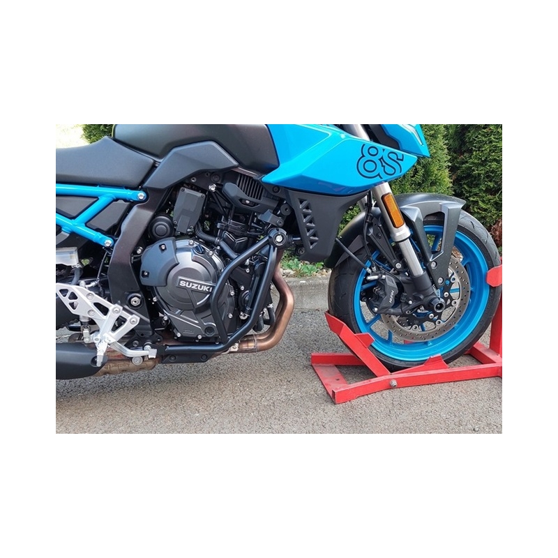 Engine guards RDMOTO Negru (with protectors)
