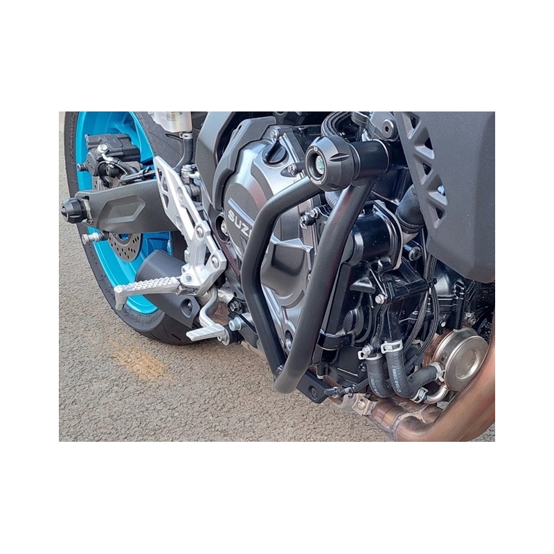 Engine guards RDMOTO Negru (with protectors)
