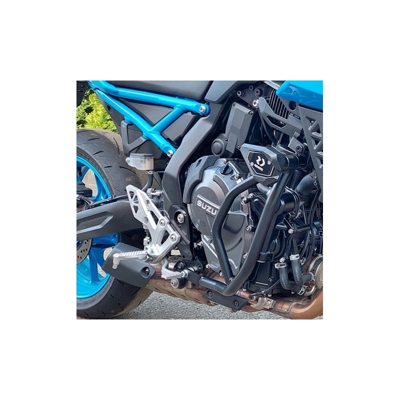 Engine guards RDMOTO Negru (with protectors)