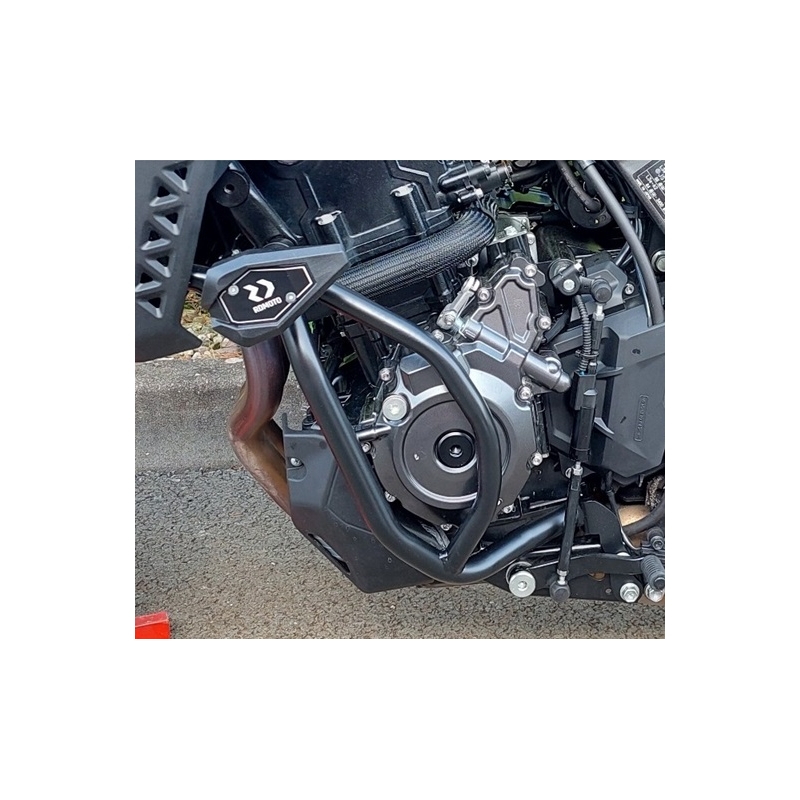 Engine guards RDMOTO Negru (with protectors)