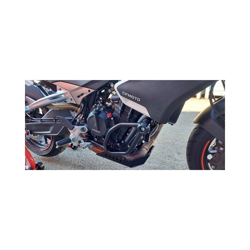 Engine guards RDMOTO Negru (with protectors)